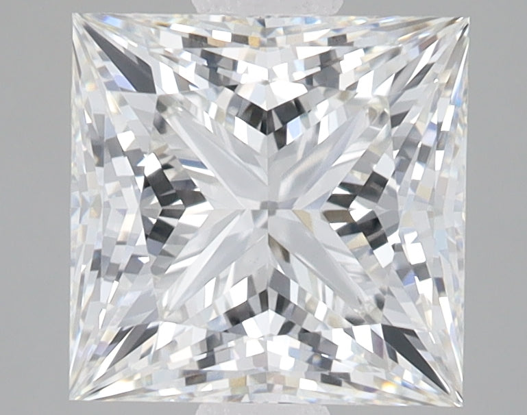 3.08ct Princess lab-grown diamond, F VVS2 – 360° view