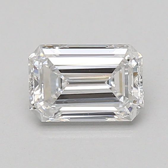 0.85ct Emerald lab-grown diamond, D VS1 – 360° view