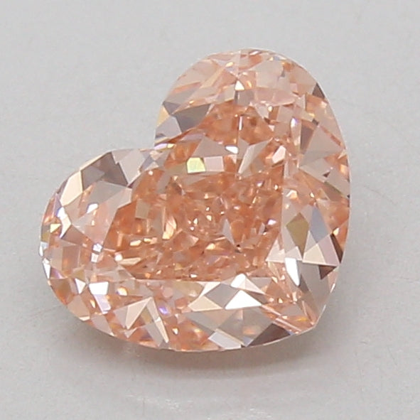 1.74ct Heart lab-grown diamond, Fancy Vivid Pink, VVS2 – 360° view