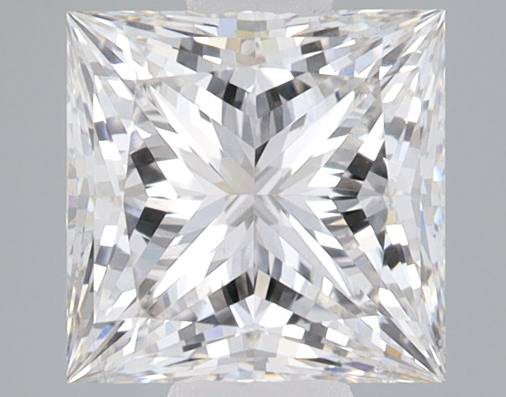 2.03ct Princess lab-grown diamond, F VS2