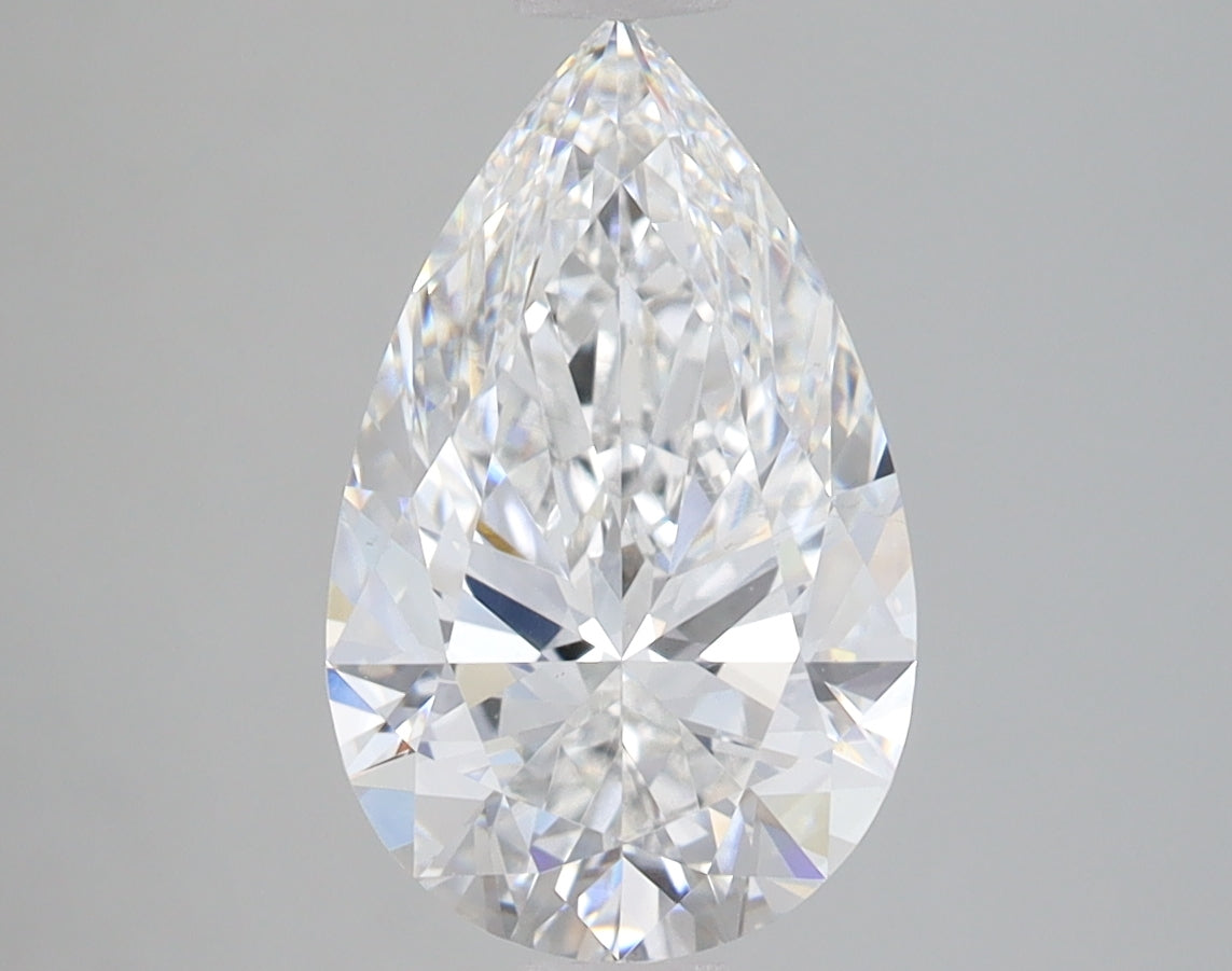 2.51ct Pear lab-grown diamond, E VS2