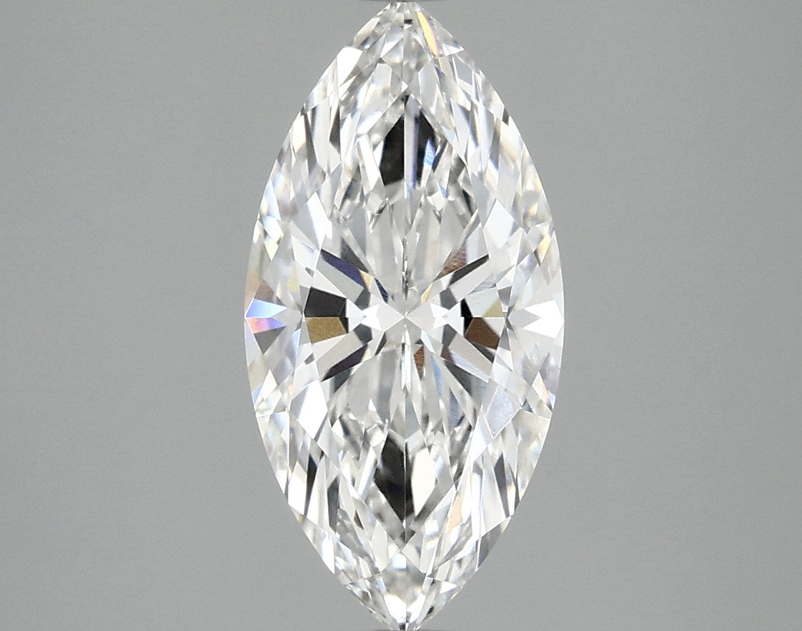 2.09ct Marquise lab-grown diamond, E VVS2