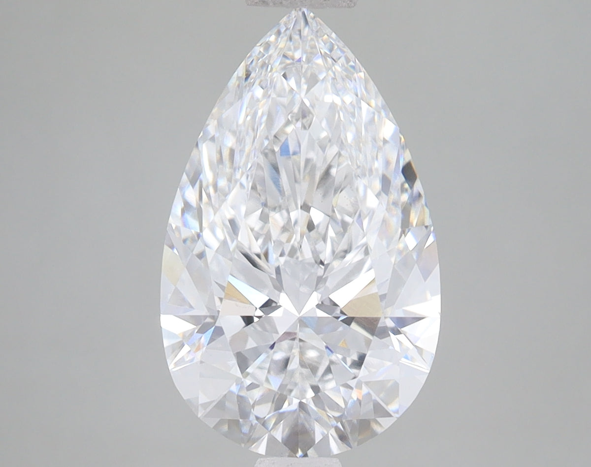 3.57ct Pear lab-grown diamond, E VVS2 – 360° view
