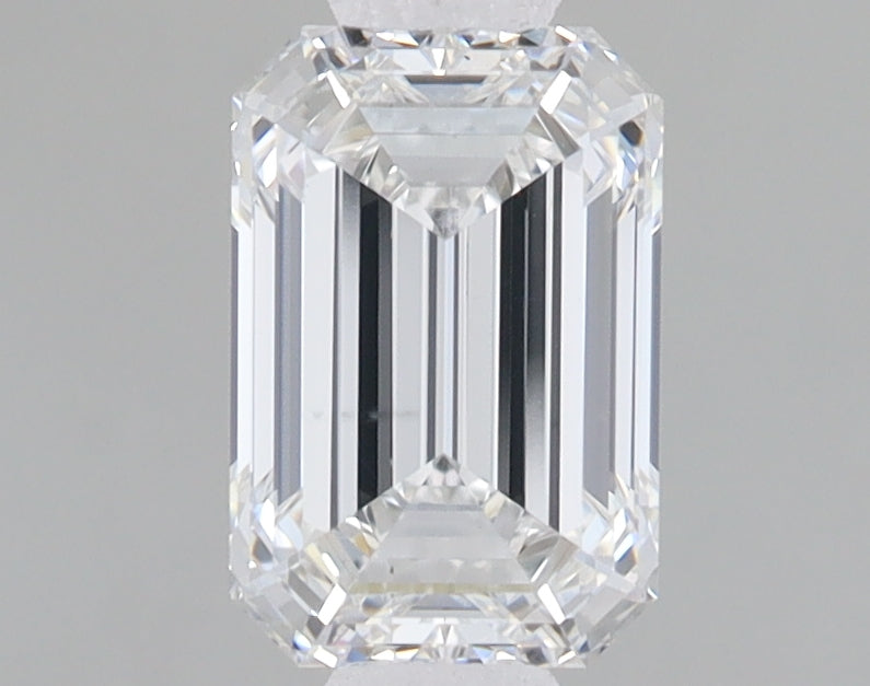 1.43ct Emerald lab-grown diamond, E VS1 – 360° view