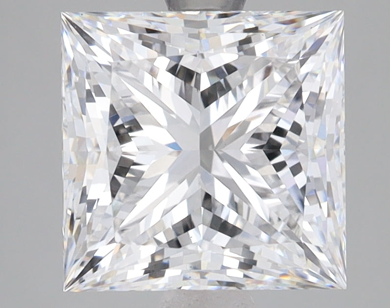 3.1ct Princess lab-grown diamond, D VS1