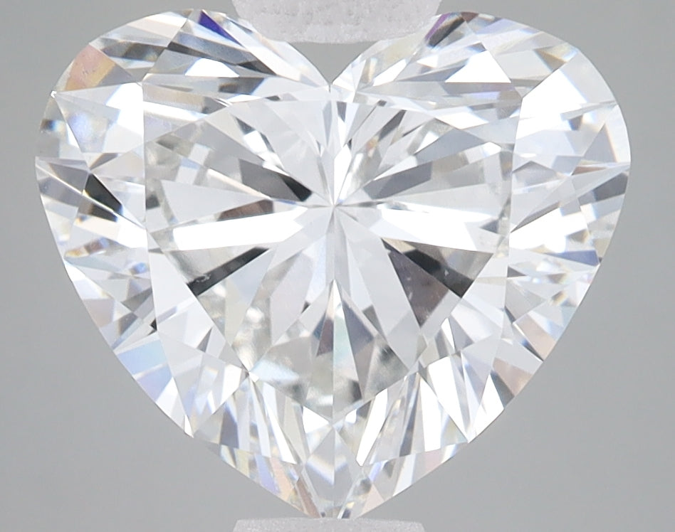 4.07ct Heart lab-grown diamond, F VVS2