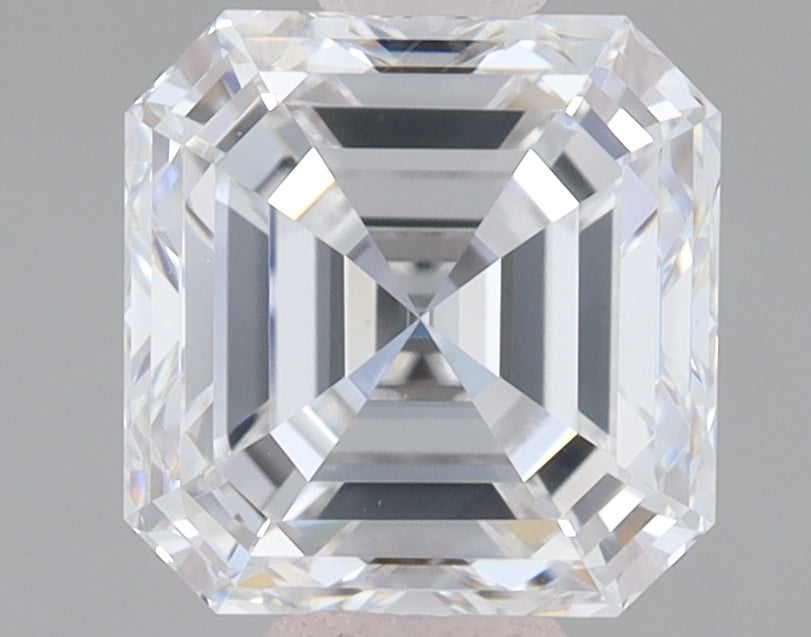 1.53ct Square Emerald lab-grown diamond, D VVS2