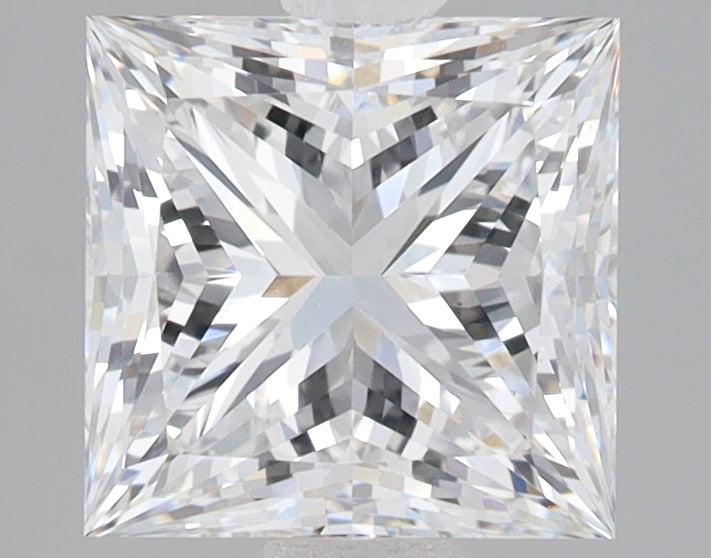 2.4ct Princess lab-grown diamond, E VS1 – 360° view