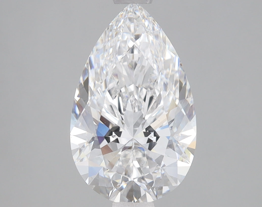 2.09ct Pear lab-grown diamond, E VS2