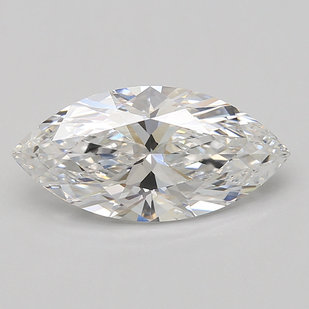 4.01ct Marquise lab-grown diamond, E VS1 – 360° view
