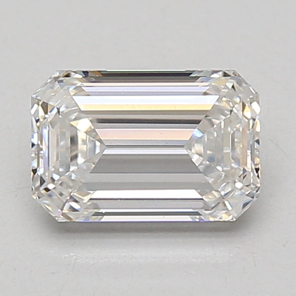 1.43ct Emerald lab-grown diamond, E VS1 – 360° view