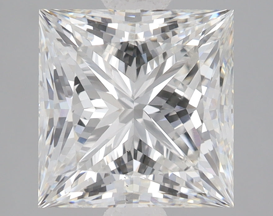 3.56ct Princess lab-grown diamond, F VS1 – 360° view