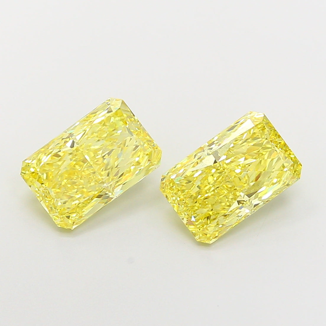 3.01ct Radiant lab-grown diamond, Fancy Intense Yellow, VS2