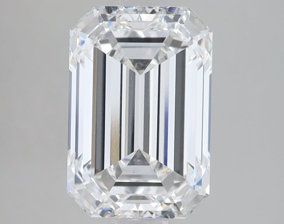 3.1ct Emerald lab-grown diamond, E VS2 – 360° view