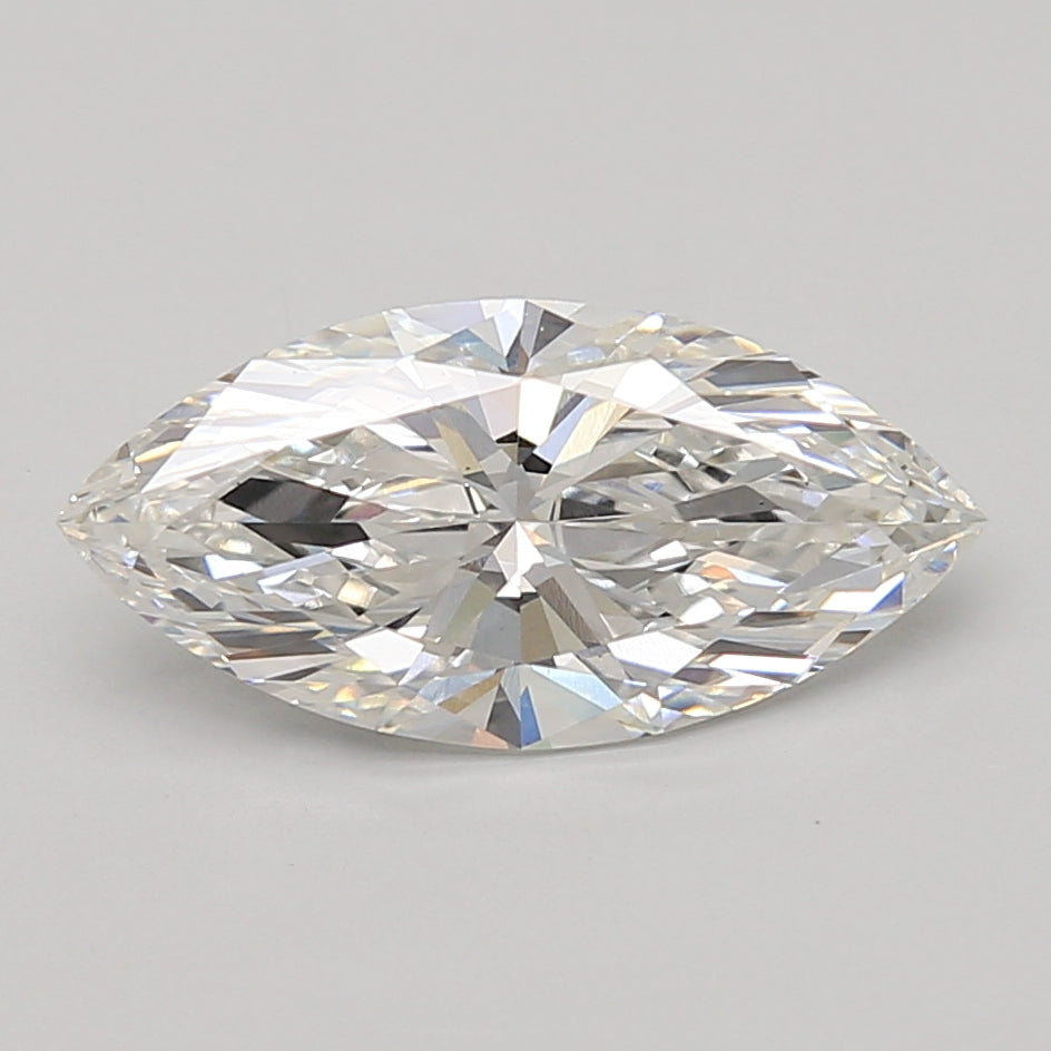 2.55ct Marquise lab-grown diamond, D VS1