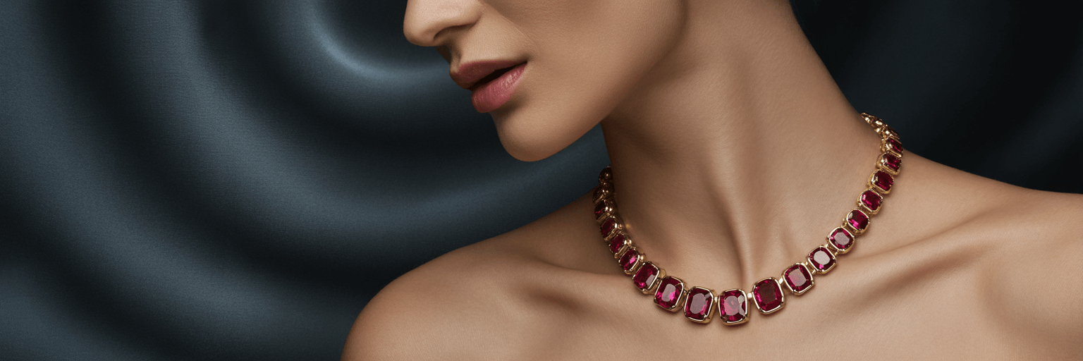From Royalty to Runways: The Rich History of Ruby Necklaces