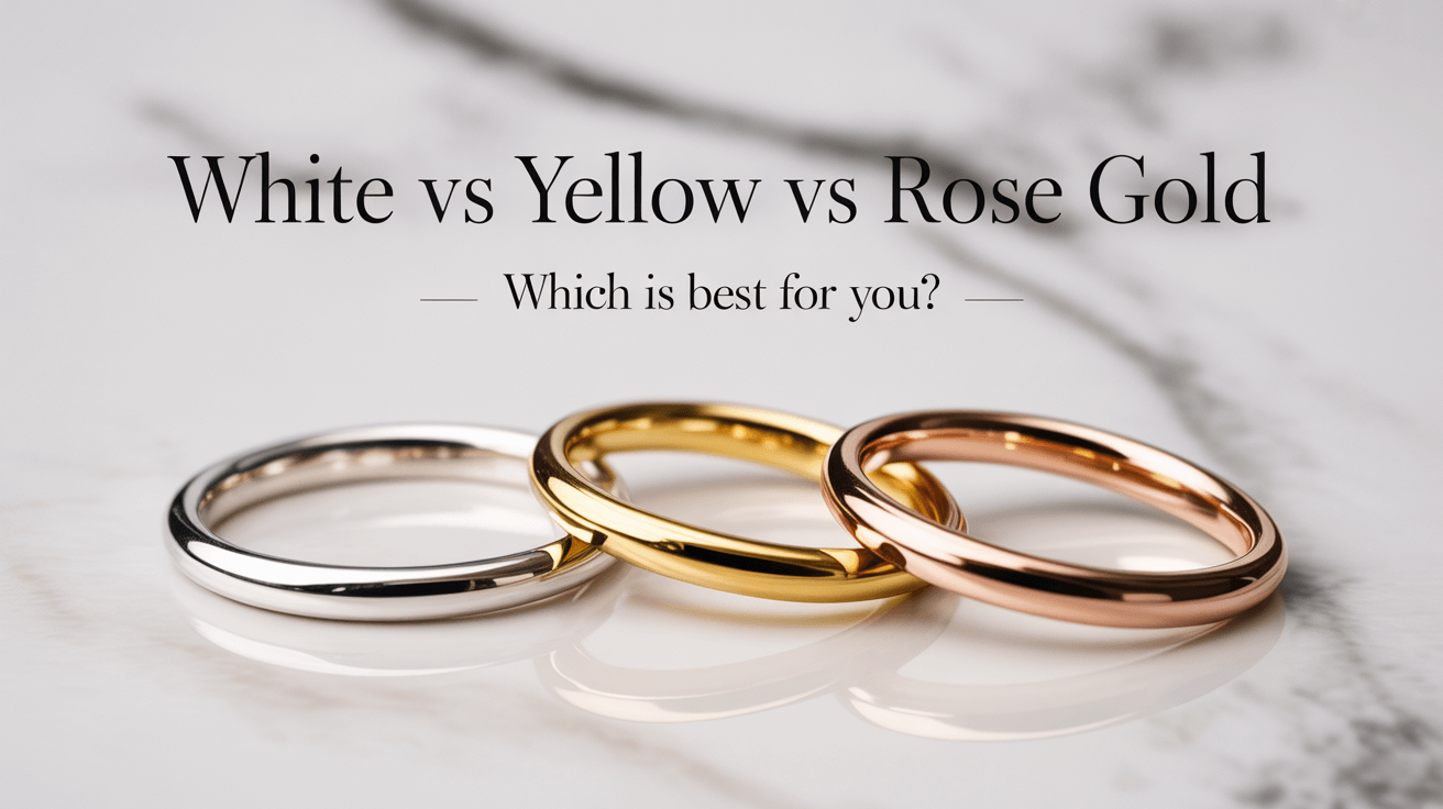 White Gold vs Yellow Gold vs Rose Gold: Complete Comparison Guide