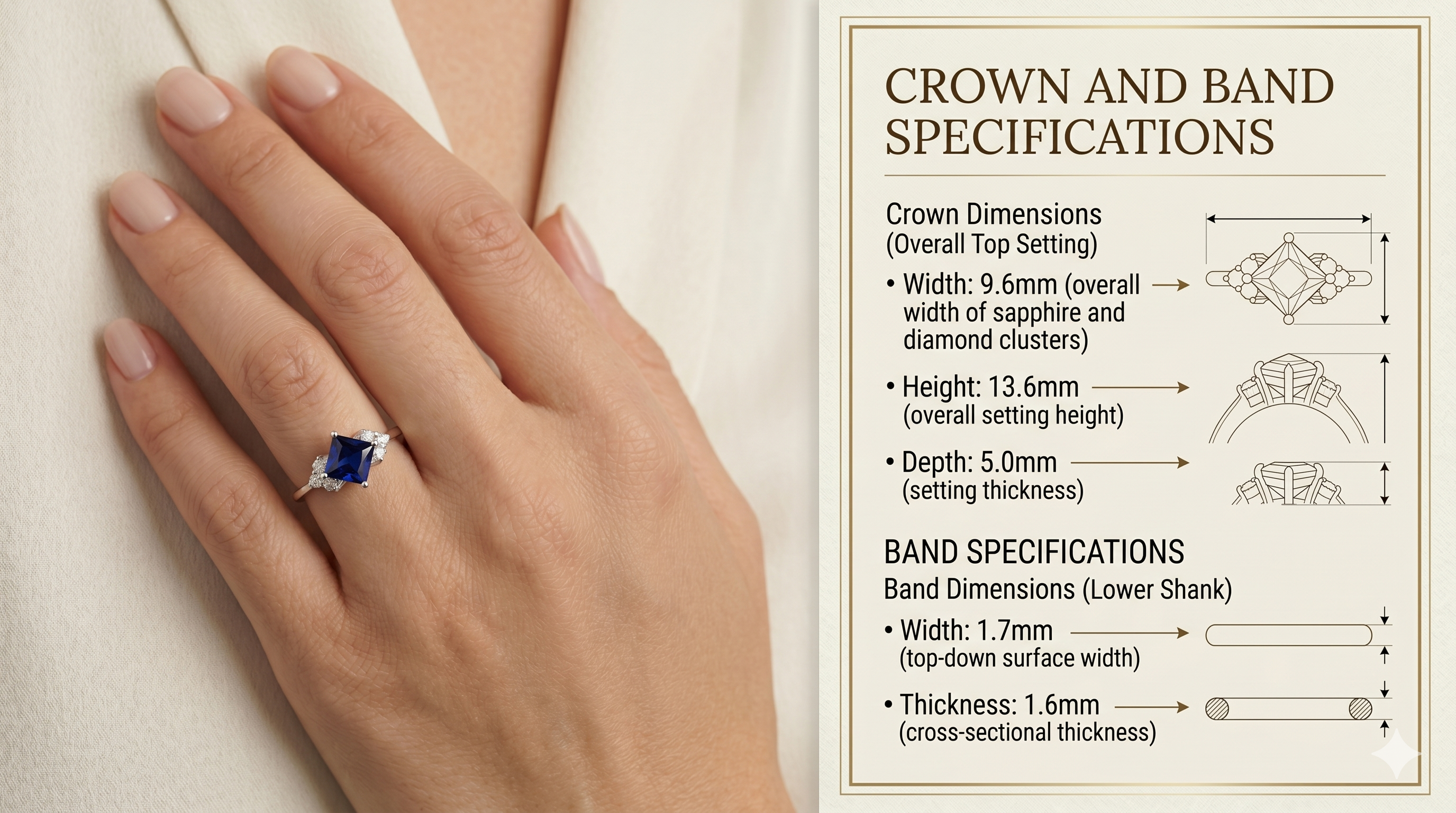 Amore Pink Sapphire Princess-Cut & Diamond Ring in Gold
