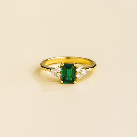 Emerald Earrings Juvetti Jewellery London Serene White Gold Earrings Set With Emerald