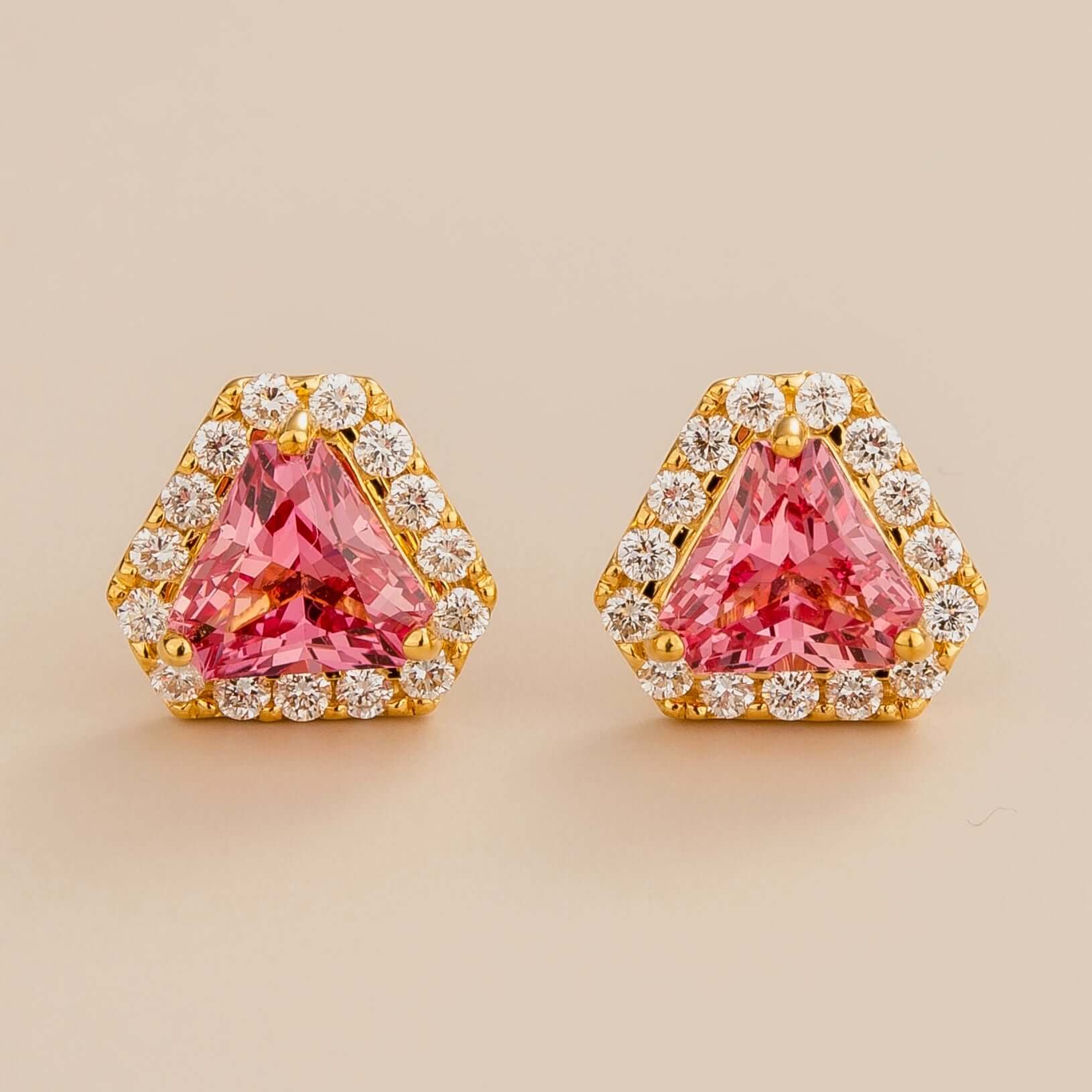 Padparadscha earrings discount