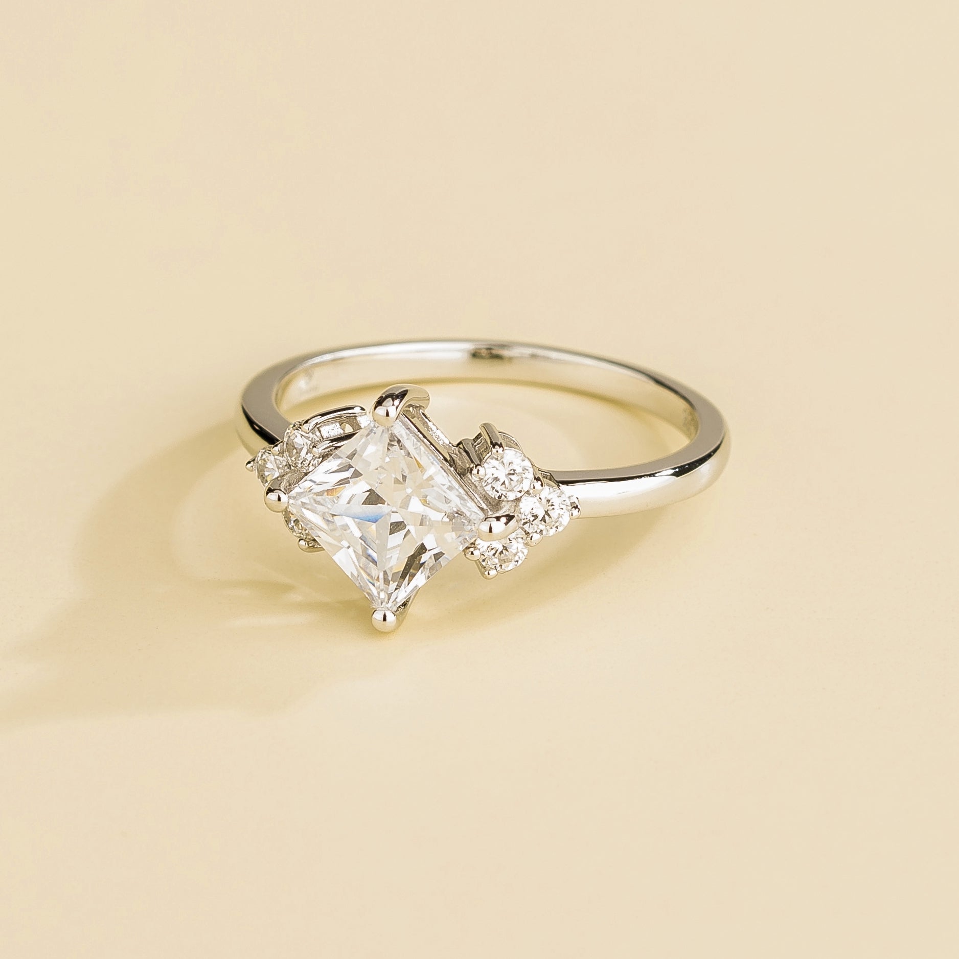 princess cut diamond engagement jewellery