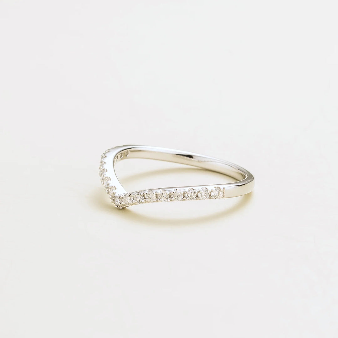 Kasso White Gold Ring Set With Diamond Bespoke Jewellery UK