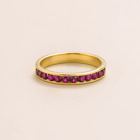 Emerald Earrings Juvetti Jewellery London Margo Gold Ring Set With Ruby