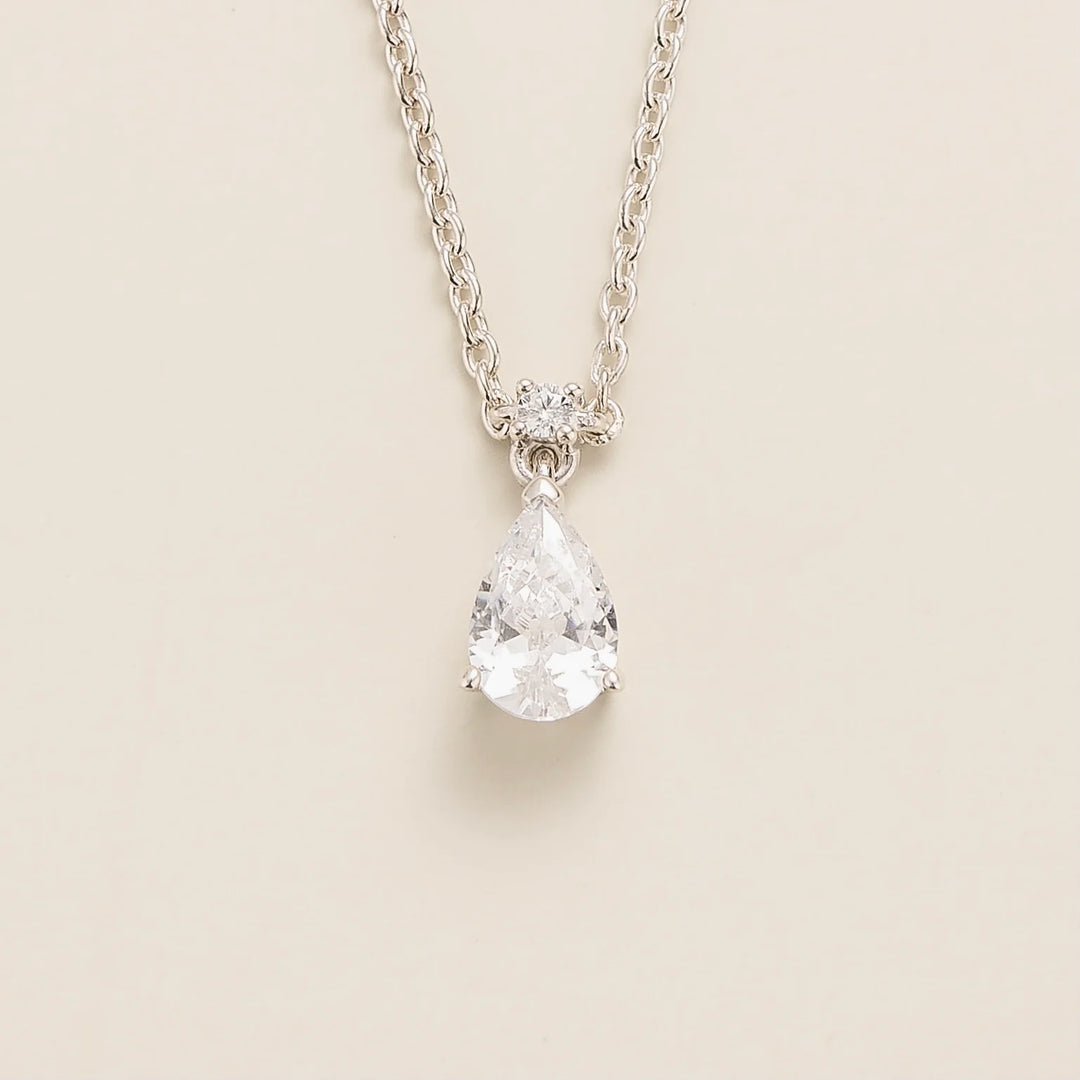 Ori small pendant necklace in Diamond set in White gold Best London Jewellery Store