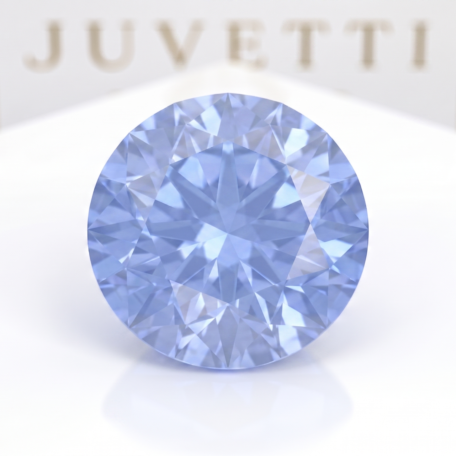 Pastel Blue Sapphire – Round Brilliant Cut
