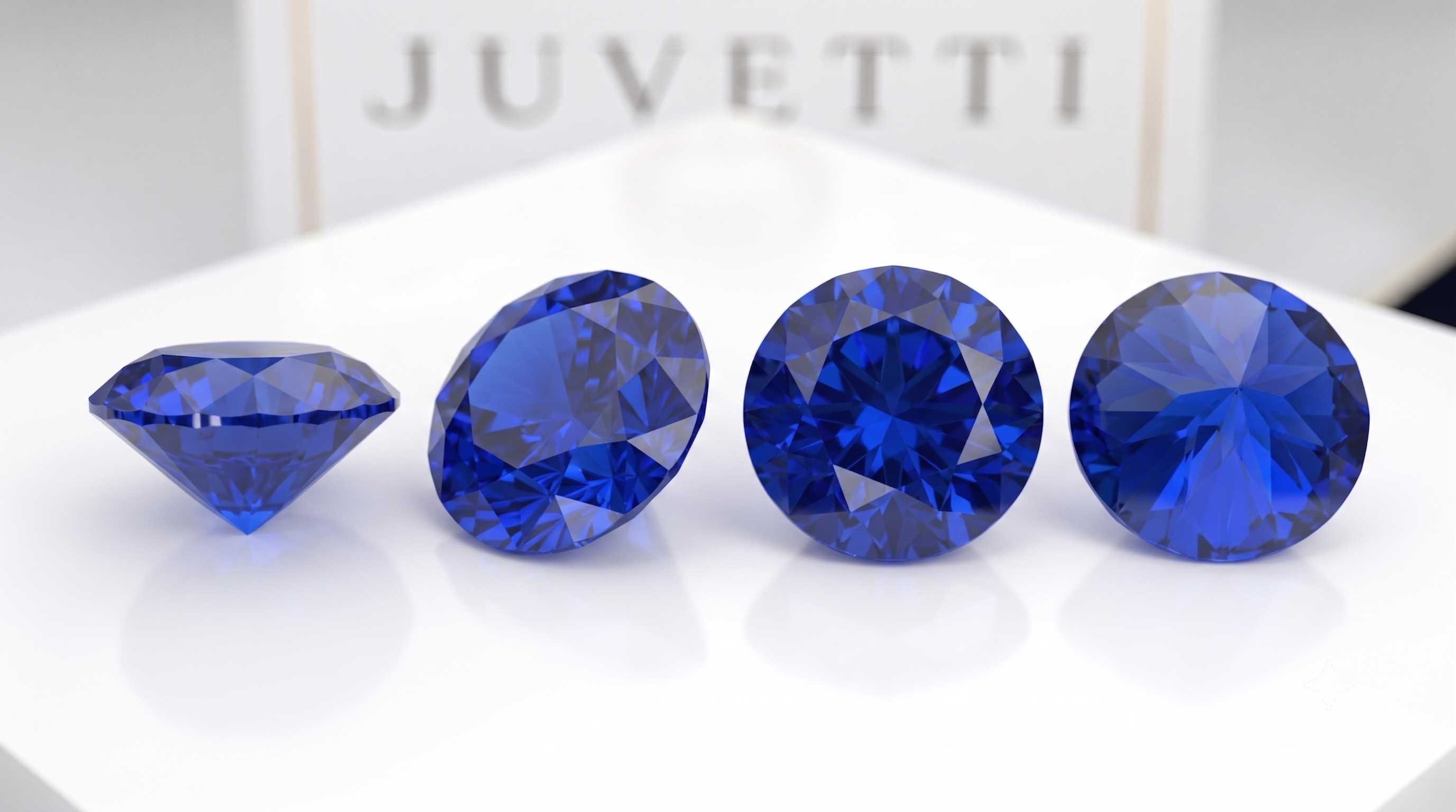 Royal Blue Sapphire – Round Brilliant Cut