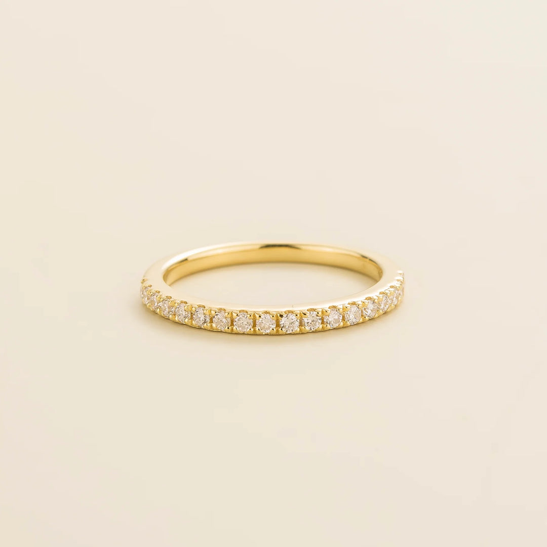 Salto Gold Ring Set With Diamond Bespoke Jewellery From London
