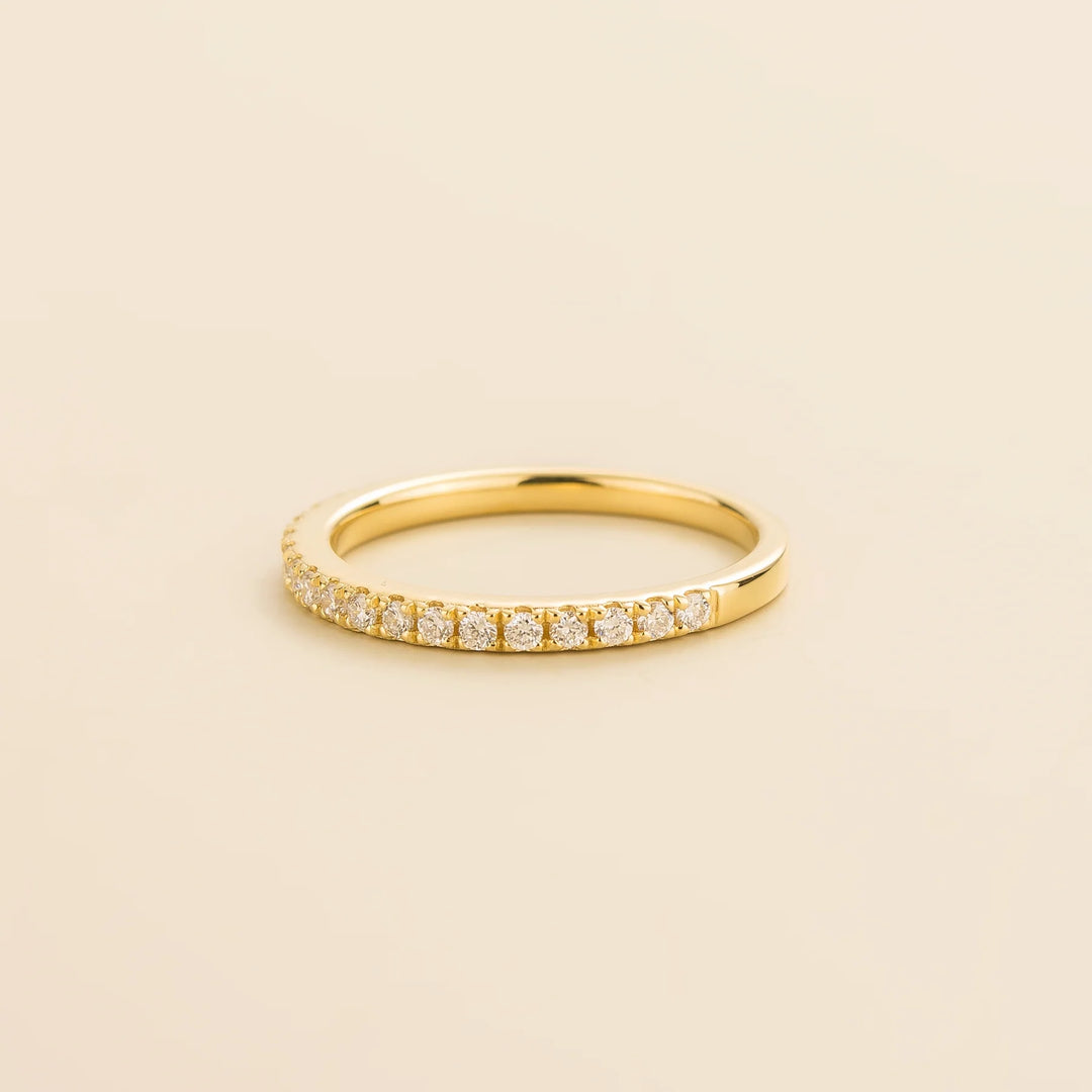 Salto Gold Ring Set With Diamond Bespoke Jewellery UK