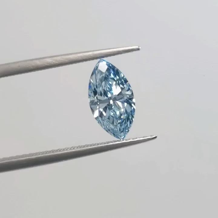 Marquise Blue Diamond