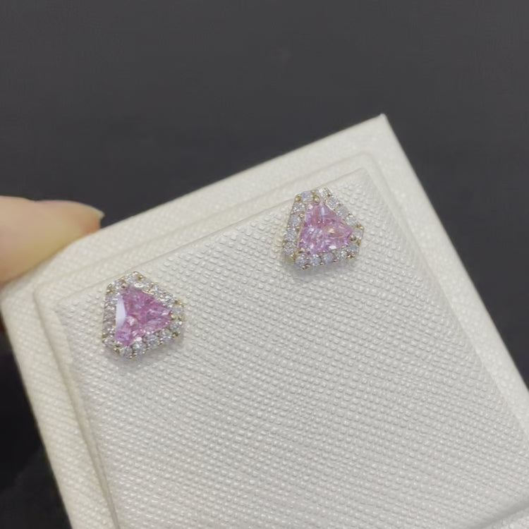 Review of Diana Gold Earrings In Pink Sapphire & DiamondJuvetti Jewelry London
