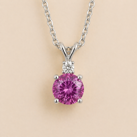 Joie Round Purple Sapphire and Diamond Drop Pendant Necklace In White Gold Joie Round Purple Sapphire and Diamond Drop Pendant Necklace In White Gold Joie Round Purple Sapphire and Diamond Drop Pendant Necklace In White Gold Joie Round Purple Sapphire and Diamond Drop Pendant Necklace In White Gold
