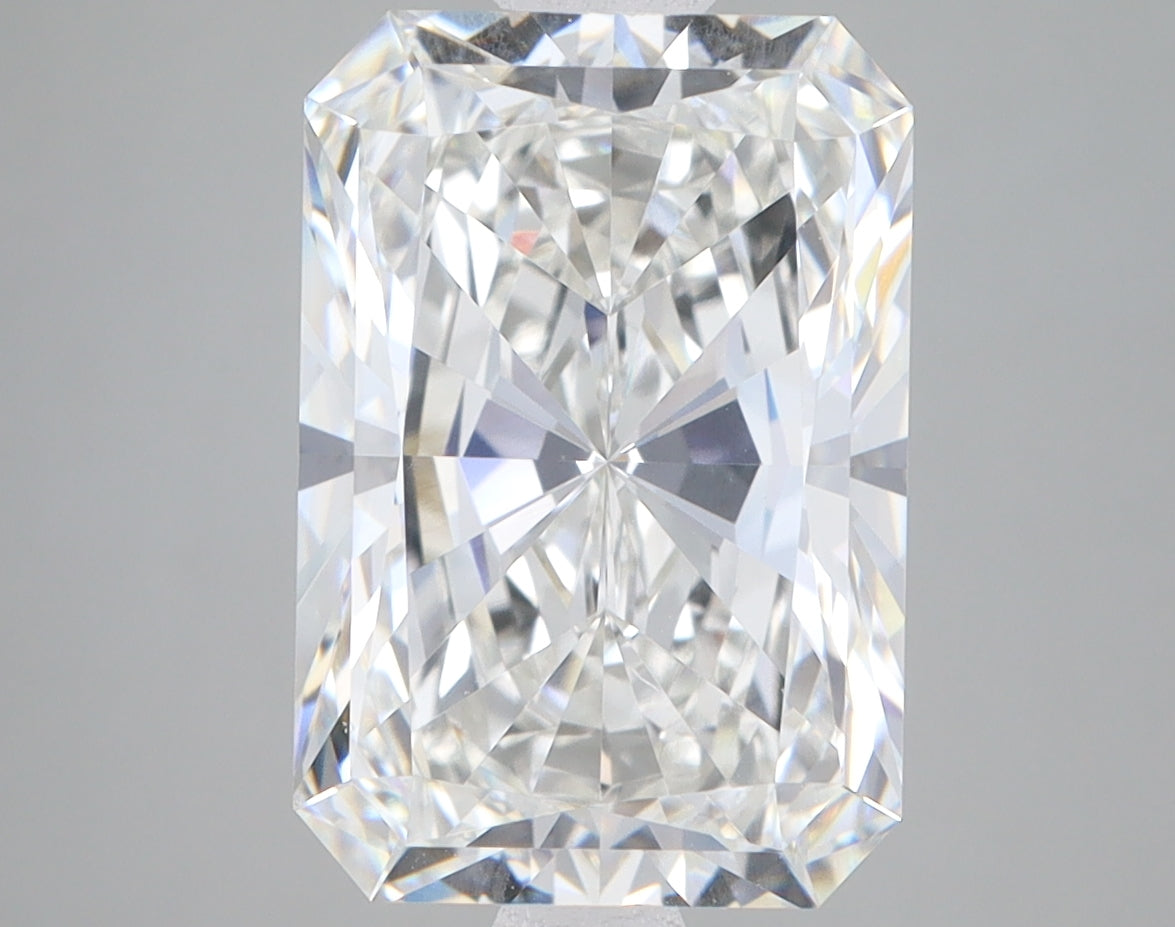 5.09ct Radiant lab-grown diamond, F VVS2