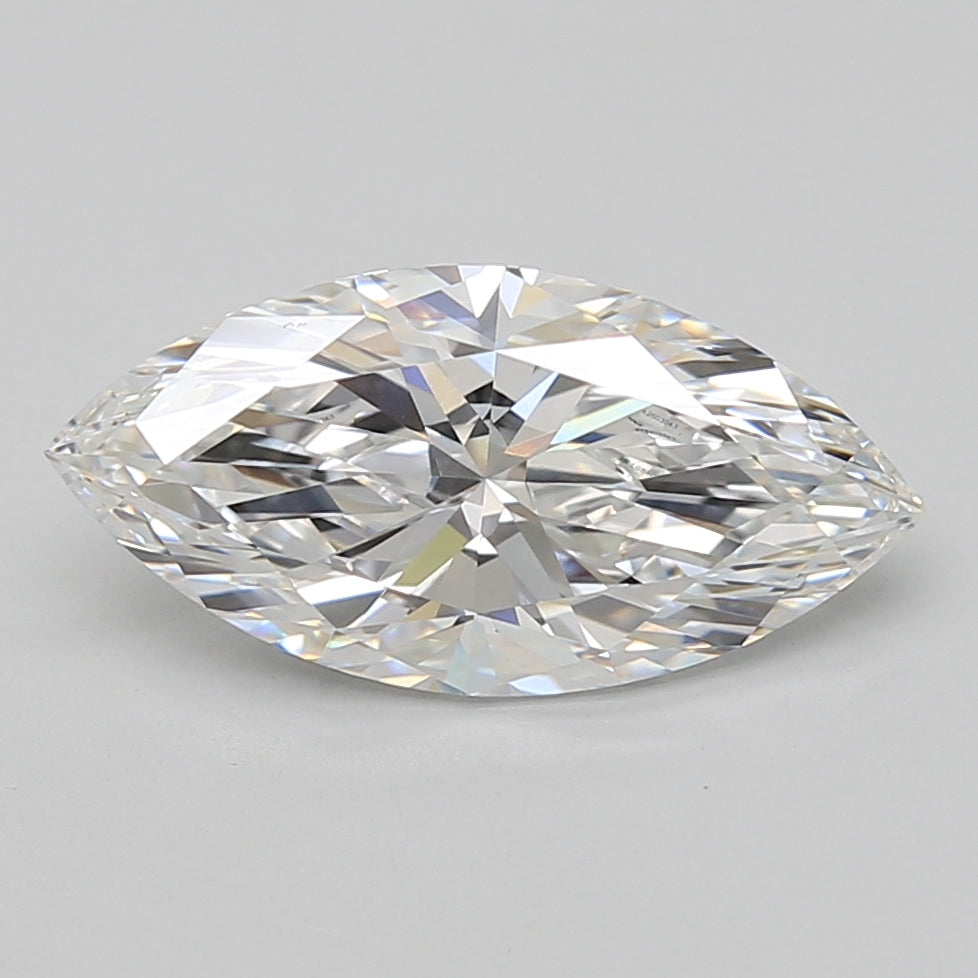 3.07ct Marquise lab-grown diamond, E VVS2 – 360° view