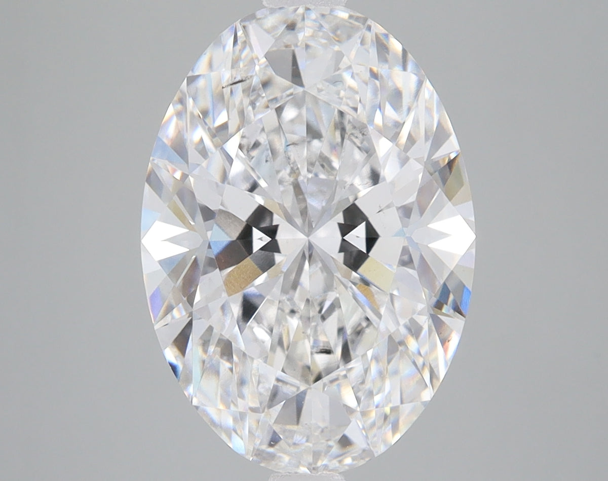 5.02ct Oval lab-grown diamond, E SI1