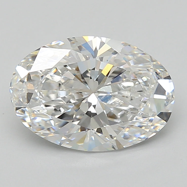 3.02ct Oval lab-grown diamond, D VVS2