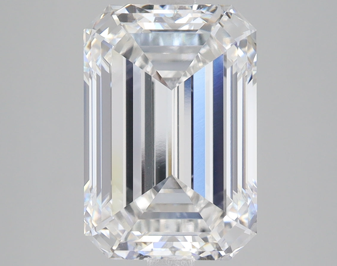 5.1ct Emerald lab-grown diamond, D VVS2