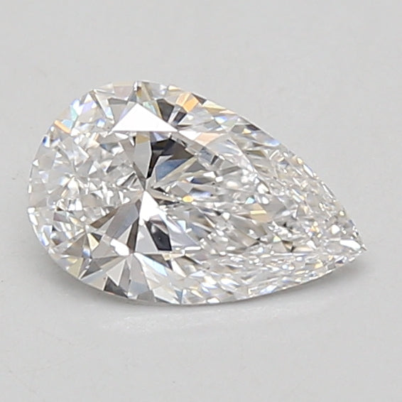 0.8ct Pear lab-grown diamond, D VS1