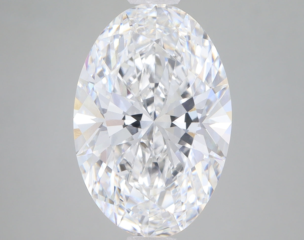 5.09ct Oval lab-grown diamond, E VVS2