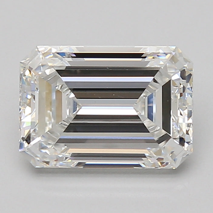 3.07ct Emerald lab-grown diamond, E VVS2