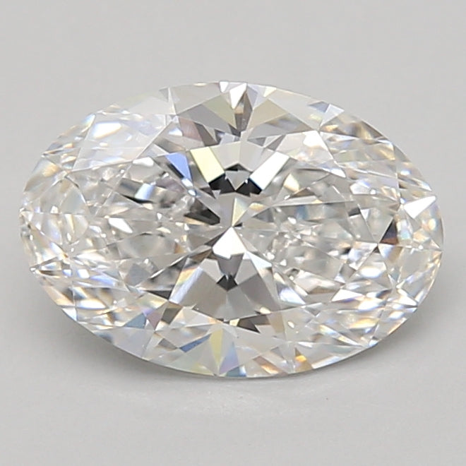 2.07ct Oval lab-grown diamond, D VVS2