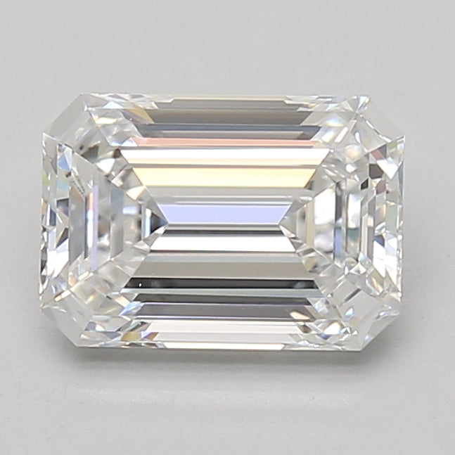 2.11ct Emerald lab-grown diamond, D VS1 – 360° view