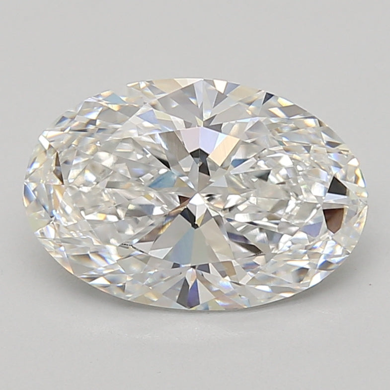 3.09ct Oval lab-grown diamond, E VVS2 – 360° view