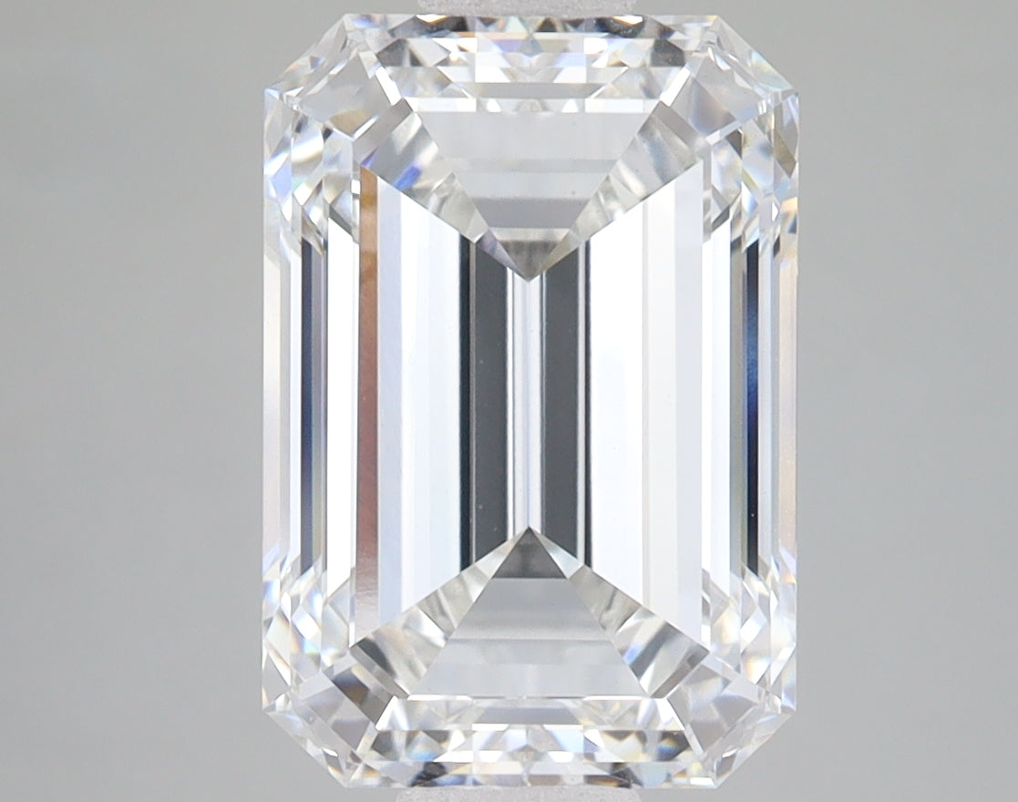 5.09ct Emerald lab-grown diamond, F VVS2