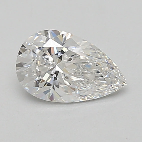 0.75ct Pear lab-grown diamond, D VVS2