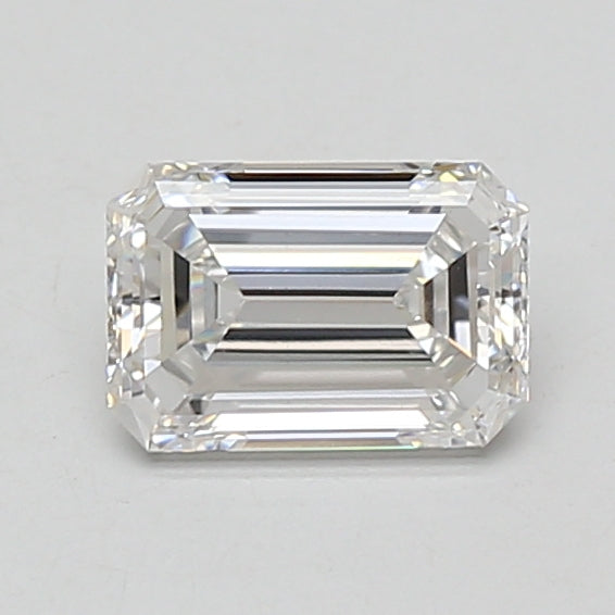 0.85ct Emerald lab-grown diamond, D VVS2