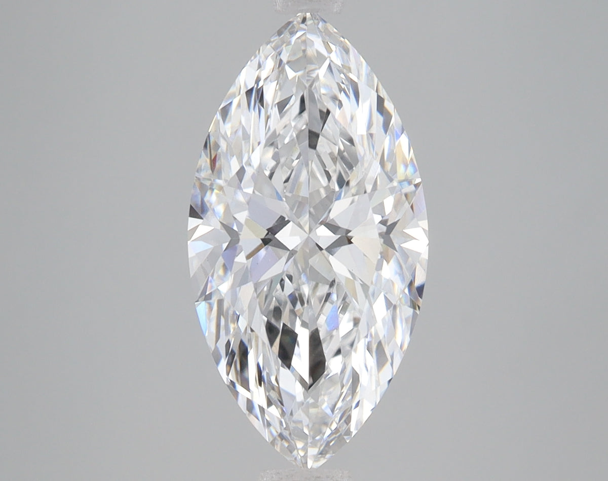 3.09ct Marquise lab-grown diamond, D VS1